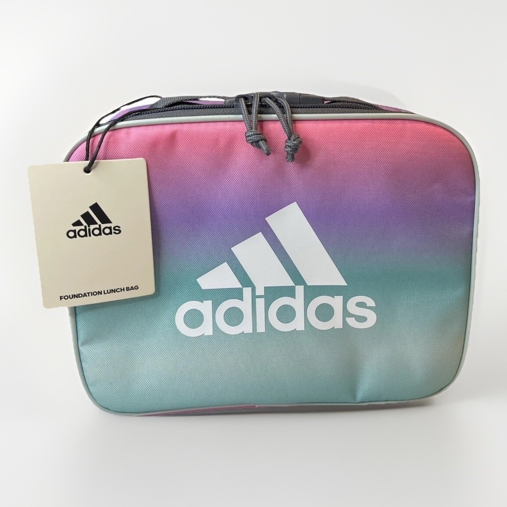 Adidas Insulated Lunch Bag Pink White Grey Unisex One Size‎ - New